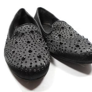 Rock & Republic Black Studded Womens Size 6 Shoes